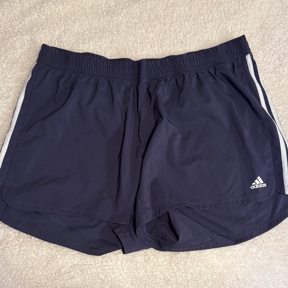 Adidas Women's Dark Blue Athletic Shorts